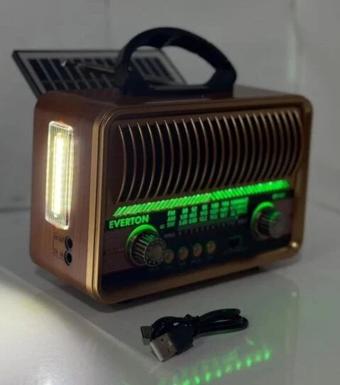 Everton RT-682 / Klasik Retro Solar , Fenerli ,Nostalji Bluetooth/USB/Sd/ Radyo Mp3 Player Müzik Kutusu ürün görseli 1