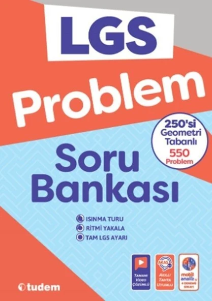8. Sınıf LGS Problem Soru Bankası Tudem Yayınları ürün görseli 1