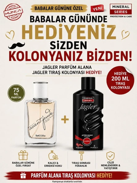 Avantgarde Edt 75 ml Erkek Parfümü BABALAR GÜNÜ ÖZEL (JAGLER TRAŞ KOLONYASI HEDİYE) ürün görseli 1
