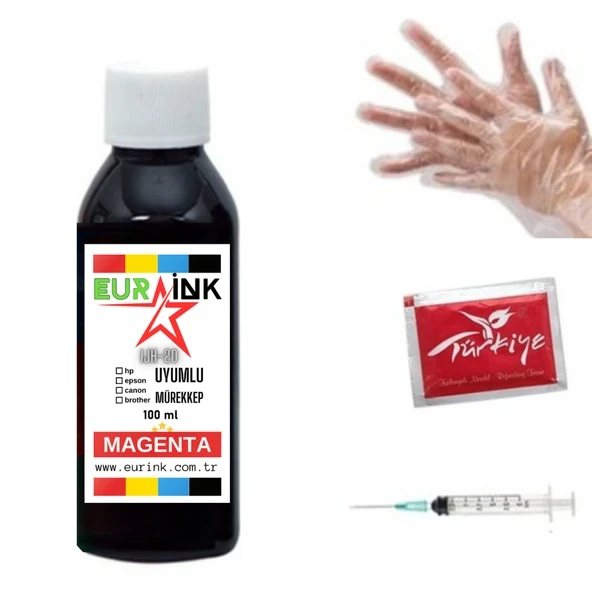 BROTHER MFC-J200 Yazıcı uyumlu mürekkep Magenta 100 ml ürün görseli 1