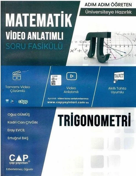 Çap-Trigonometri Tamamı Video Çözümlü 2022 ürün görseli 1