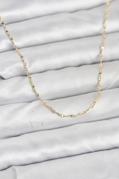 CM 14K Gold Renk Gemici Zincir Model 60 cm Kadın Kolye 5886 ürün görseli 1