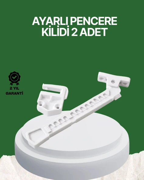 Çocuk Ve Evcil Hayvanlar İçin Pencere Emniyet Kilidi 2 Adet ürün görseli 1