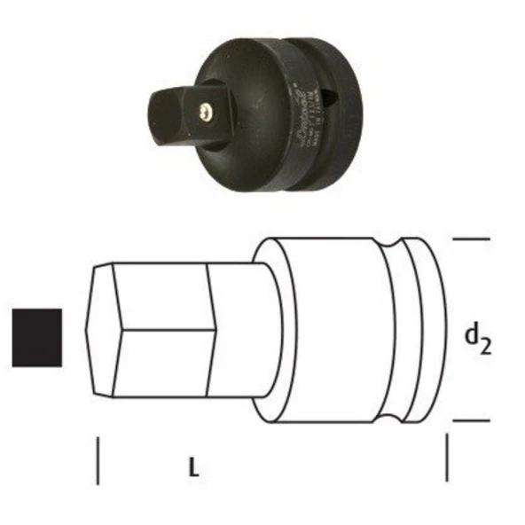 Osaka Lokma Adaptörü 3/4"-1/2" Ln34-12ad - Resim 2