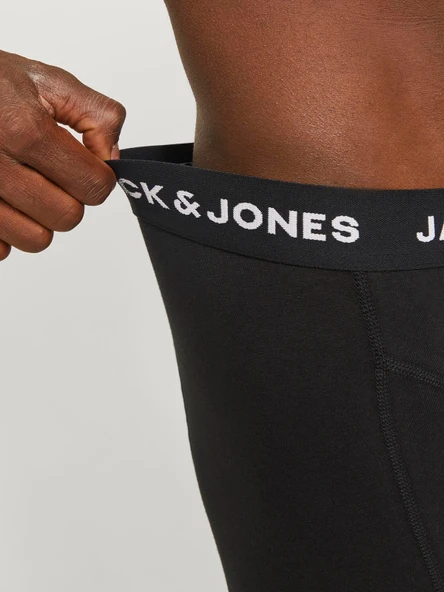 JACANTHONY TRUNKS 3 PACK BLACK Black Black S - Resim 4