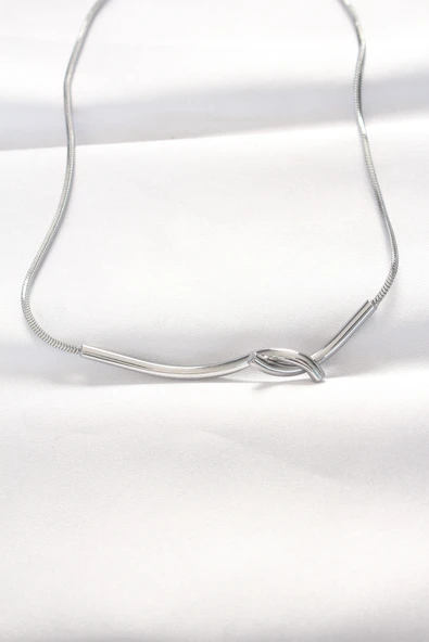 316L Çelik Silver Renk Kolye 5886 ürün görseli 1