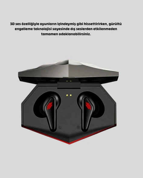 Profesyonel Oyun İçin Bluetooth Kulaklık - Resim 3