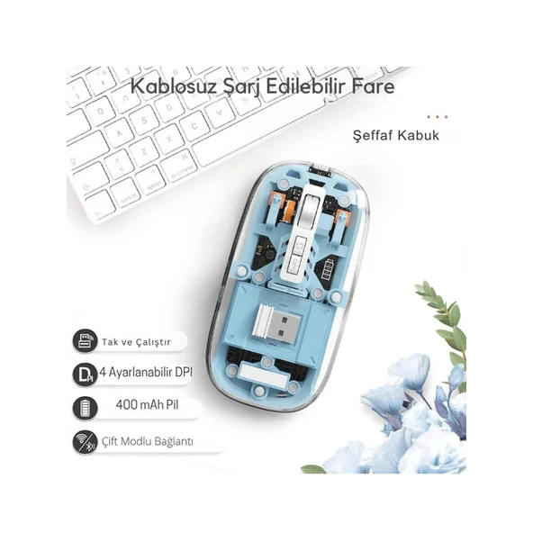 Mavi 501 Bt+ Wireless Mouse ZR1133 ürün görseli 1
