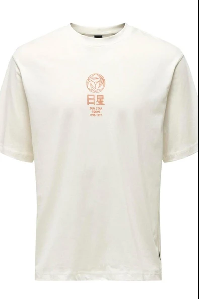 ONSMALIK LIFE RLX SS TEE TR Cloud Dancer Cloud Dancer S ürün görseli 1