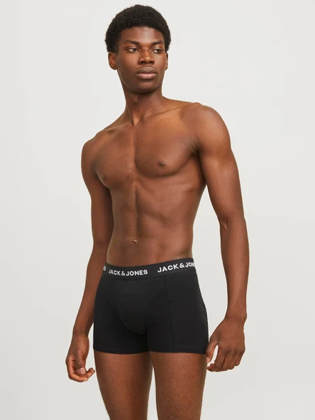 JACANTHONY TRUNKS 3 PACK BLACK Black Black S - Resim 6