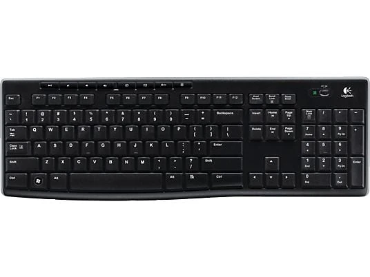 LOGİTECH K270 KABLOSUZ KLAVYE SİYAH 920-003761 - Resim 2