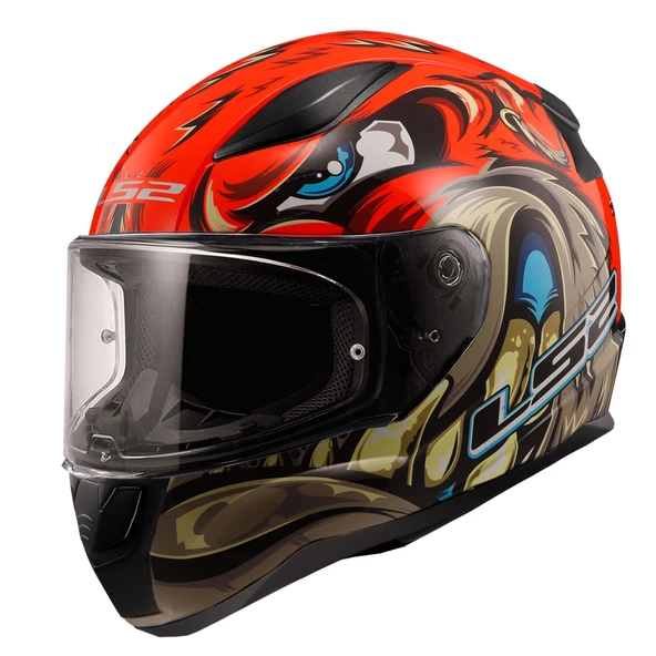 LS2 RAPID 2 SPOX KIRMIZI-GRİ KASK ürün görseli 1