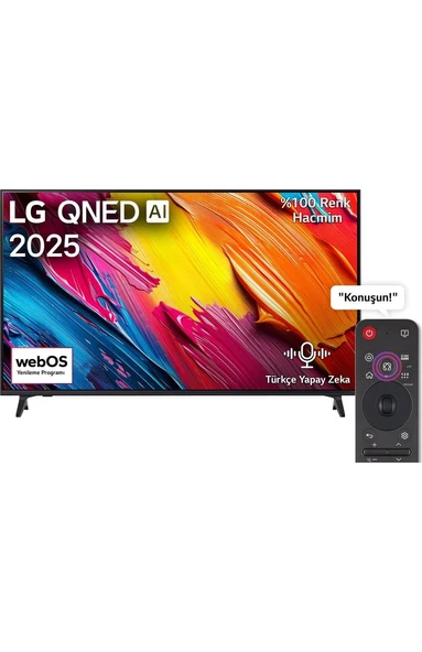 LG 55QNED70A6A 4K Ultra HD 55" 140 Ekran Uydu Alıcılı webOS Smart QNED TV ürün görseli 1