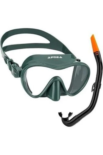 Apnea Royal Green Maske + Şnorkel Set-A211201887 ürün görseli 1