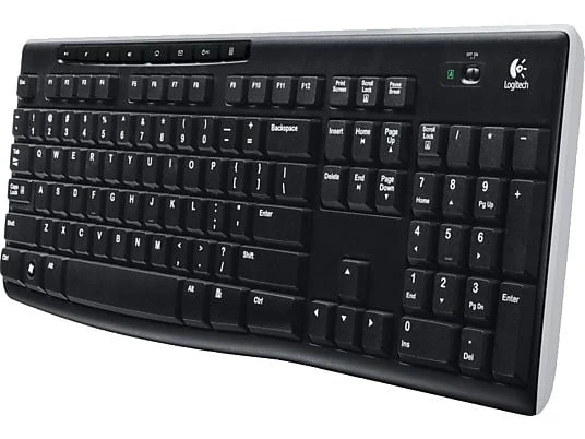 LOGİTECH K270 KABLOSUZ KLAVYE SİYAH 920-003761 - Resim 4