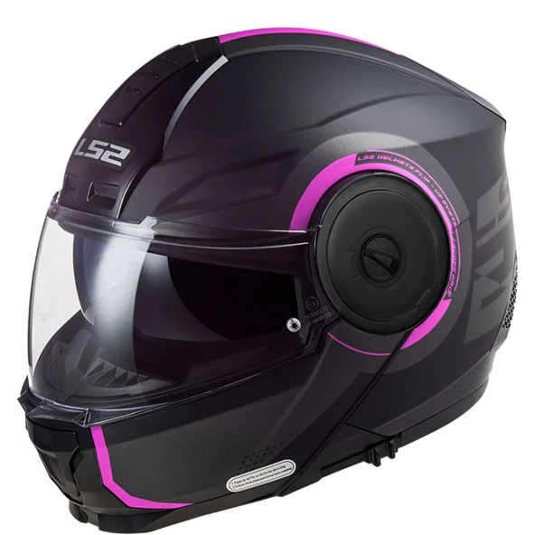 LS2 SCOPE 2 ARCH MAT TITANIUM-PEMBE KASK ürün görseli 1