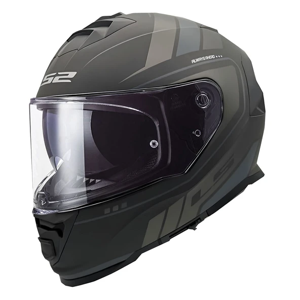 LS2 STORM 2 FIST MAT SİYAH KASK ürün görseli 1