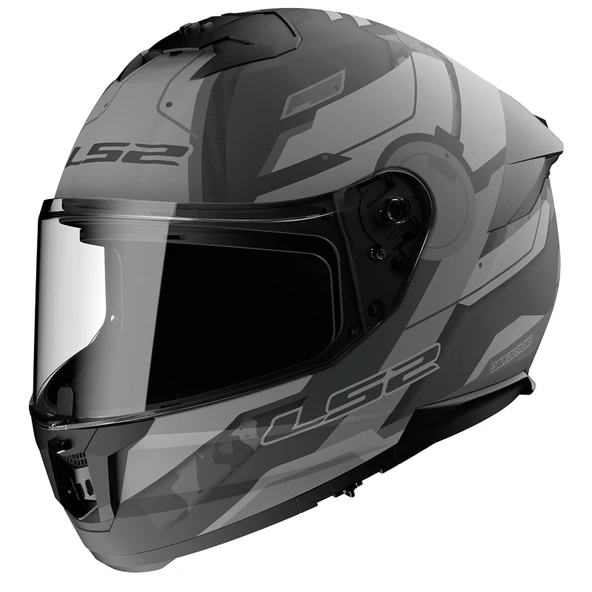 LS2 STREAM 2 SHADOW MAT TITANIUM-GRİ KASK ürün görseli 1