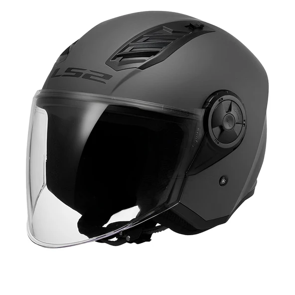 LS2 AIRFLOW 2 MAT TITANIUM KASK ürün görseli 1