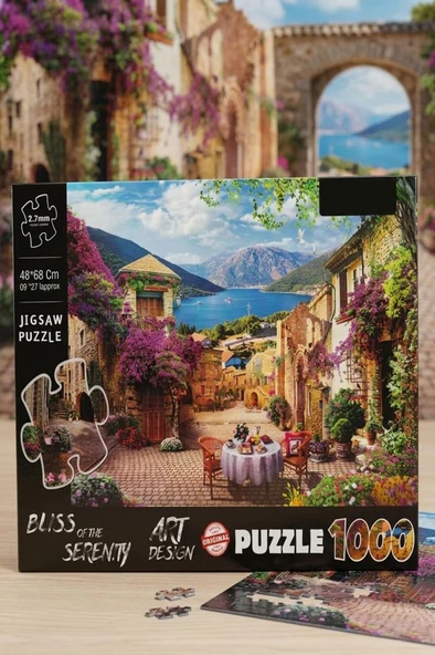 1000 Parçalı Bliss of the Serenity Manzara Tasarımlı Puzzle 48x68cm Eğitici Çocuk Yapboz ürün görseli 1