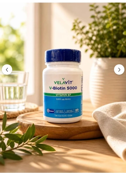 Velavit V- Biotin 5000 Mg 60 Tablet ürün görseli 1