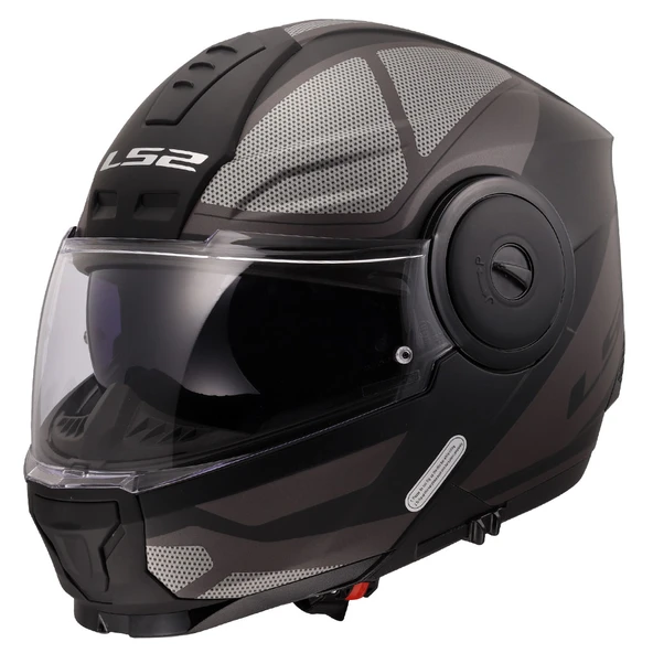 LS2 SCOPE 2 AXIS MAT SİYAH-TITANIUM KASK ürün görseli 1