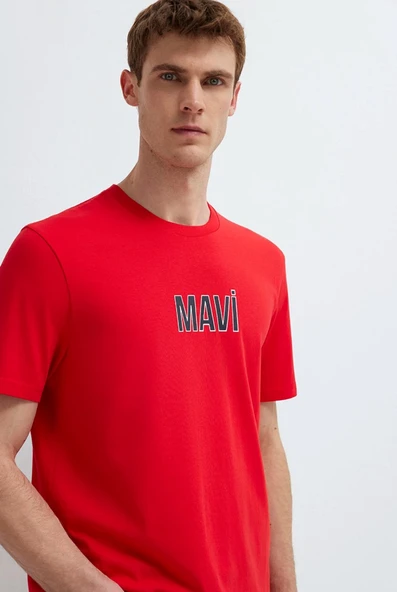 Mavi M0613186 Mavi Logo Baskılı Tişört Erkek T-Shirt ürün görseli 1