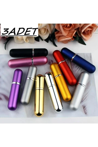 SAVORYHOME 3 Adet Taşınabilir Mini Doldurulabilir Boş Küçük Seyahat Cep Parfüm Şişeleri 3ADET0153 ürün görseli 1