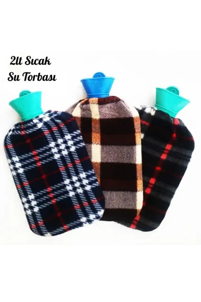 Janissary 33x19 Cm 2 Lt Polar Kılıflı Termofor Sıcak Su Torbası Karın Ağrısı Bel Ayak Isıtıcı "1 ADET" ürün görseli 1