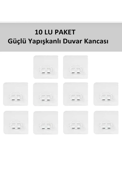 YHY DECOR Güçlü Kendinden Yapışkanlı Kancalar Köşe Rafı Banyo Duş Rafı Kancası, Su Geçirmez Askı ürün görseli 1