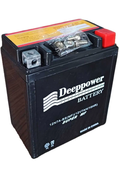 DEEPPOWER 12V 7AH/10HR MOTOSİKLET AKÜSÜ - SPACY / SPACY ALPHA / PCX AKÜSÜ ürün görseli 1