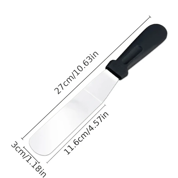Paslanmaz Çelik L Tipi Pastacı Spatulası ürün görseli 1