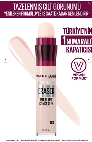Maybelline New York Instant Anti Age Eraser 03 Fair ürün görseli 1
