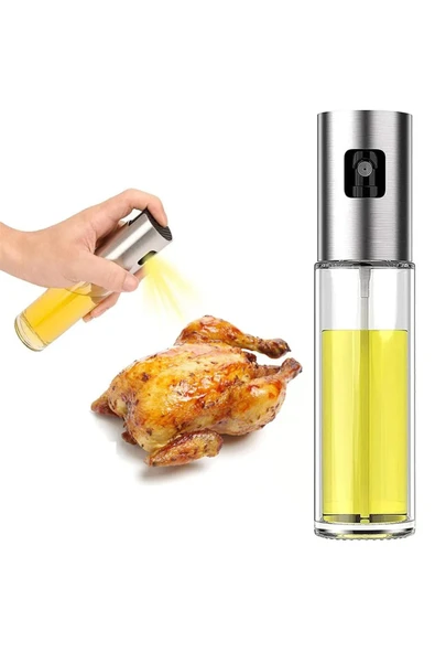 Wanderlust Yüksek Kaliteli Cam Sprey Püskürtücü Zeytinyağı Sirke Bitkisel Yağ için Boş Şişe 100ml ürün görseli 1