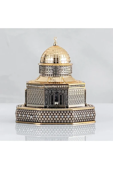 UCR HOME Kubbetüs Sahra Küçük Boy - Altın Renk - Ebat : 14 X 17 Cm ürün görseli 1