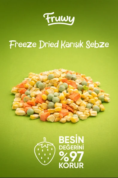 Freeze Dried Sebze Mix - Resim 5