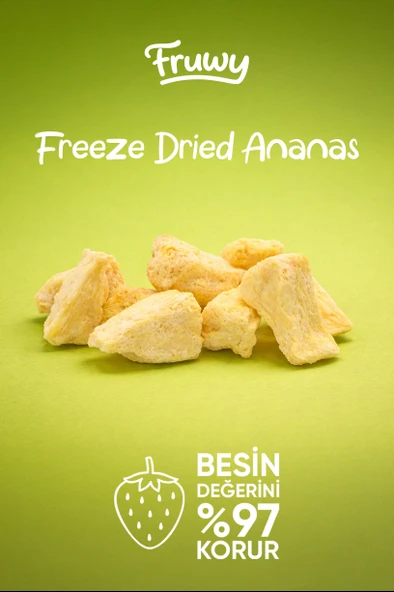 Freeze Dried Ananas - Resim 5