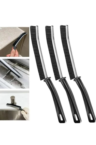 netten house 3 ADET Çok Amaçlı Multi İnce Temizlik Fırçası Derz Arası Banyo Mutfak Lavabo Detay Temizleme Fırçası ürün görseli 1