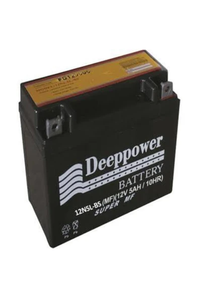 DEEPPOWER Yamaha Ybr Motorsiklet Aküsü 12n5a-bs 12v 5ah ürün görseli 1