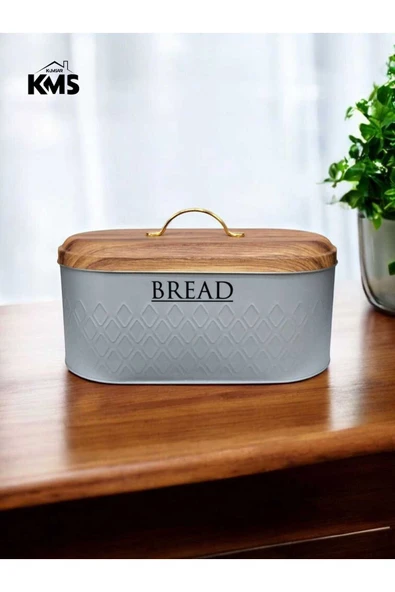 kmskumsar Yeni Desen Kabartma Detaylı Premium Metal Ekmeklik ürün görseli 1