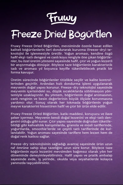 Freeze Dried Böğürtlen - Resim 4