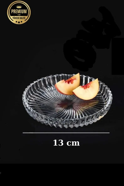 KAVEH mirayyhome Santa 1 Adet Tabak, Cerezlik, Tatlı Tabağı, Sunumluk , 13 Cm ürün görseli 1