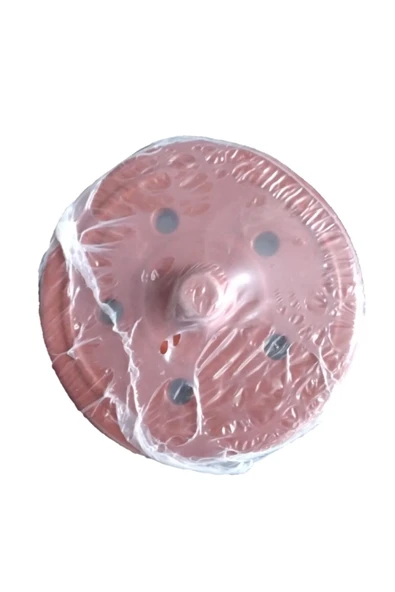 Avanos 25 Cm Sırlı Toprak Sarma Dolma Kapağı Taşı Delikli Toprak Standart Kahverengi ürün görseli 1