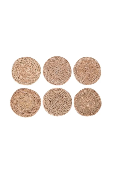 İLBEY Life Hasır Jüt Supla 6'lı Set Amerikan Servis 14 Cm Çap Supla Hasır 14 6 Lı ürün görseli 1