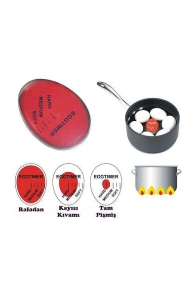 FlamingoHome Dublör Yumurta Zamanlayıcı Egg Timer - Resim 2