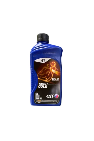 ELF Moto 4 Gold 20w40 1lt. Motosiklet Yağı 2024 ÜRETİMİ ürün görseli 1