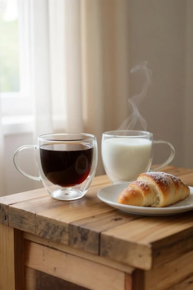 UCR HOME Çift Cidarlı Cam Çay Kahve Meşrubat Bardağı Borosilikat Isıya Dayanıklı 250 ML 2 Adet ürün görseli 1