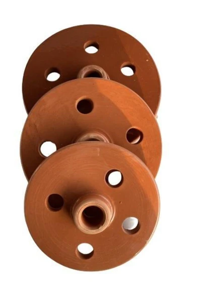 Bitki Fidanım Toprak Sarma Taşı 18-19-22 Cm (DELİKLİ KAPAK) 3 Lü Set ürün görseli 1