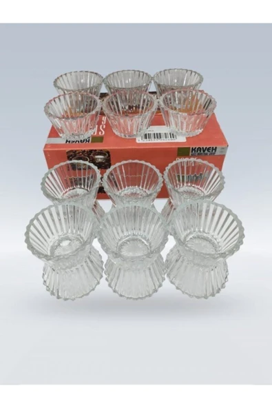 KAVEH Sadaf 6 Pcs Sosluk Çerezlik Lokumluk Yılbaşı ürün görseli 1