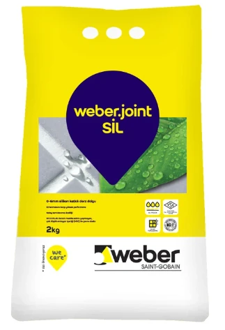 WEBER SİLİKONLU SİYAH DERZ 2 KG ürün görseli 1